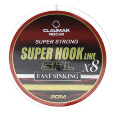 Fir Textil Claumar 8x Super Hook Line Shl 0.06mm, 6.0kg, 20m